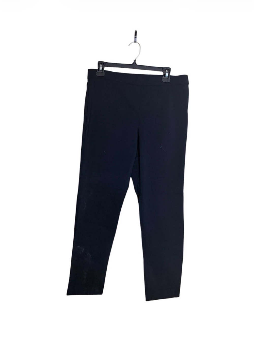 Briggs New York Black Cropped Ponte Ankle Pants